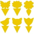 thumbnail image 1 of 30 Pack Yellow Sticky Traps for Indoor Outdoor Natural Pest Control, Fruit Fly Trap and Yellow Fungus Gnat Traps for House Plants, Whitefly, Mosquito Bits, Flying Insects, Fly Traps Save Your Plants, 1 of 7