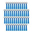 thumbnail image 1 of 48 piezas de pompones de animadora, etiquetas de nombre, cinta de identificación, pompones de animadora Azul, 1 of 9