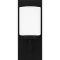 thumbnail image 3 of Quoizel Wilburn 1-Light Integrated LED Matte Black Wall Sconce, 3 of 5