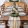 thumbnail image 6 of Light Blue Floral Round Placemats Set of 4 for Dinning Tables,Heat-proof Braided Table Mats 15 Inch,Rustic Vintage Flowers Botanical Spring Washable Place Mat for Kitchen Restaurant Party Table Decor, 6 of 9
