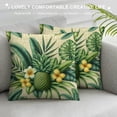 thumbnail image 3 of GOSMITH  Pineapples Decorative Lumbar Cushion Case Hawaii Summer Tropical Palm Leaves Flowers Blossom Waist Rectangle Throw Pillow Case for Men Women Sofa Home Decoration, 3 of 5