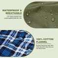 thumbnail image 3 of Saco de Dormir AGEMORE de Franela de Algodón Impermeable Doble para 2 Personas, 3 of 7