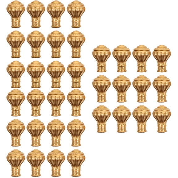 Masteelf 36 PCS Curtain Rod End Delicate Stylish Curtain Rod Part Curtain Pole