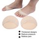 thumbnail image 4 of Wytino Zapatos de tacón Alto Almohadilla para el antepié, 2 Pares Esponja Suave Almohadillas para Cojines de Manga Metatarsal para Callos Las ampollas previenen el Dolor y la incomodidad(Piel) Ecomeon  no, 4 of 6