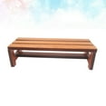 thumbnail image 6 of REACHISE Mini House Bench Ornament Wooden Bench Model Ornament Mini Wood Bench Adornment, 6 of 9