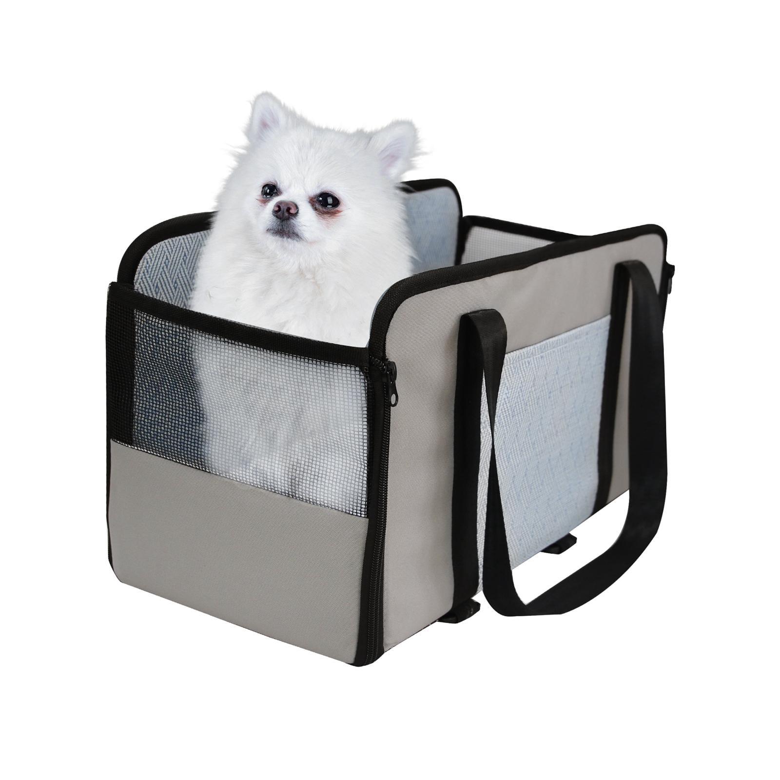 Dog Seat for Center Console Dog Seat Summer Nest Kennel Pet Seat Car Armrest Dog Seat Dog Cat Booster Seat in Car Armrest for Small Pets