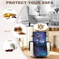 thumbnail image 5 of Yuyamidu Galaxy Wolf Recliner Chair Covers Washable Recliner Chair Slipcover with Elastic Straps Non Slip Stretch Reclining Cover with Pockets Gift for Friends, 5 of 7
