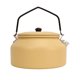 thumbnail image 2 of Tetera de té, ligera, portátil, mango ergonómico, textura exquisita, tetera para el hogar, cafetería, camping al aire libre, color crema amarillo, 2 of 5