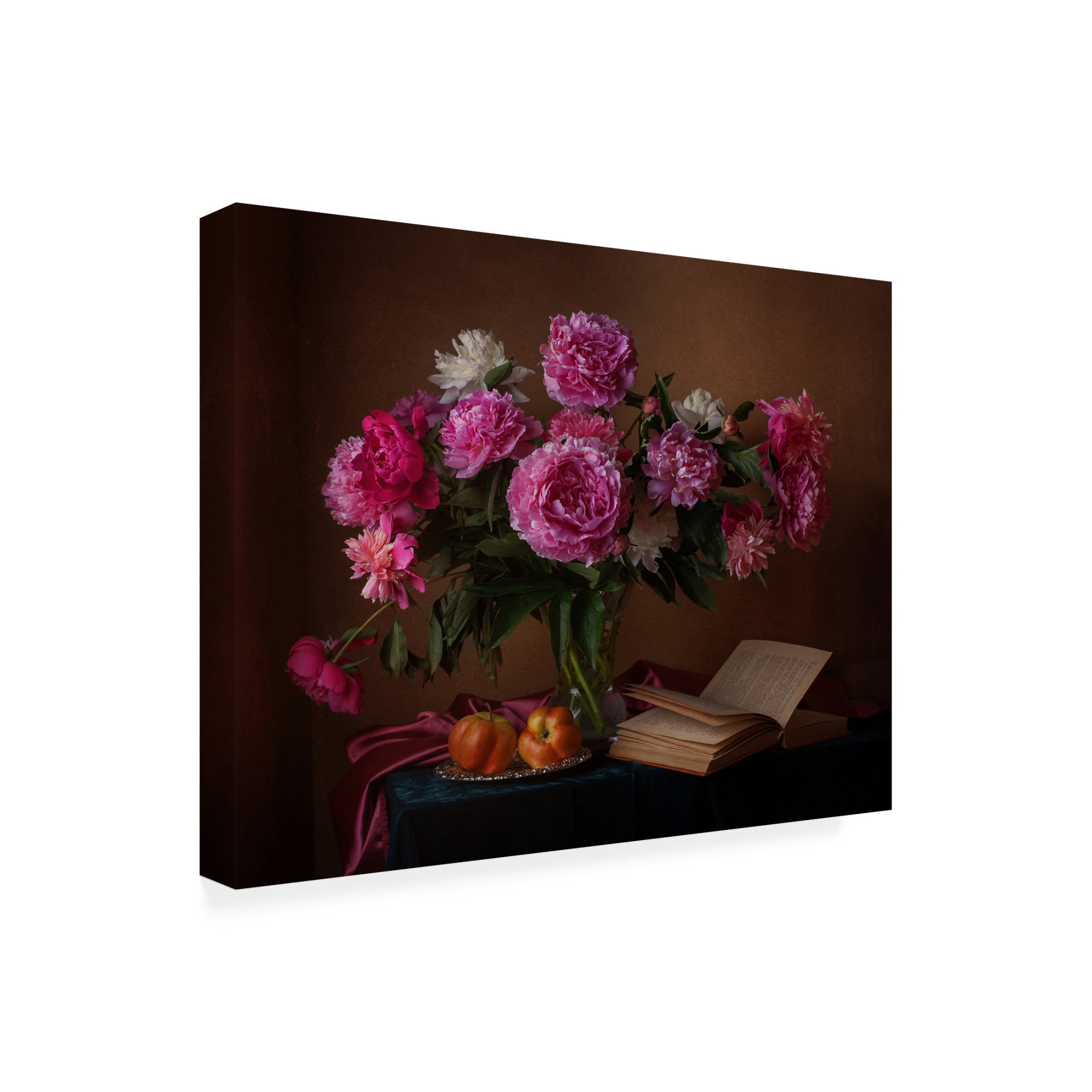 Canvas Wall Art - Alina Lankina 'Vase Still' Wall Art for Living Room, Bedroom, or Office D?cor by Trademark Fine Art - 19 x 14 Inches