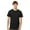 Black, variant on Men's Gold Soft Touch Short Sleeve T-Shirt Cotton Jersey Tees (Black, M)