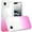 Clear + Purple, variant on For iPhone 16E (E edition) / SE4 (2025) 3in1 Two Tone Shockproof Transparent Hybrid Case - Light Blue + Pink