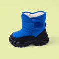 thumbnail image 3 of XXWXYD Boots Baby Winter Girls Boys Ankle Boots Comfortable Warm Lined Casual Shoes Sports Shoes Outdoor Children Baby for Fashion Breathable Shoe(9-9.5 Years,Blue), 3 of 8