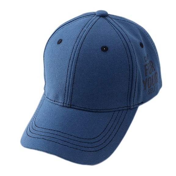 Fitted Cap Letter Print Sun Protective Breathable Children Baseball Cap for Travel