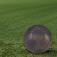 thumbnail image 2 of Soidarity Fútbol de entrenamiento de PU, tamaño estándar, patrón de moda, luminoso, aplicación amplia, entrenamiento de fútbol Ropa Deportiva, Zapatos colores hexagonales Talla 4, 2 of 6