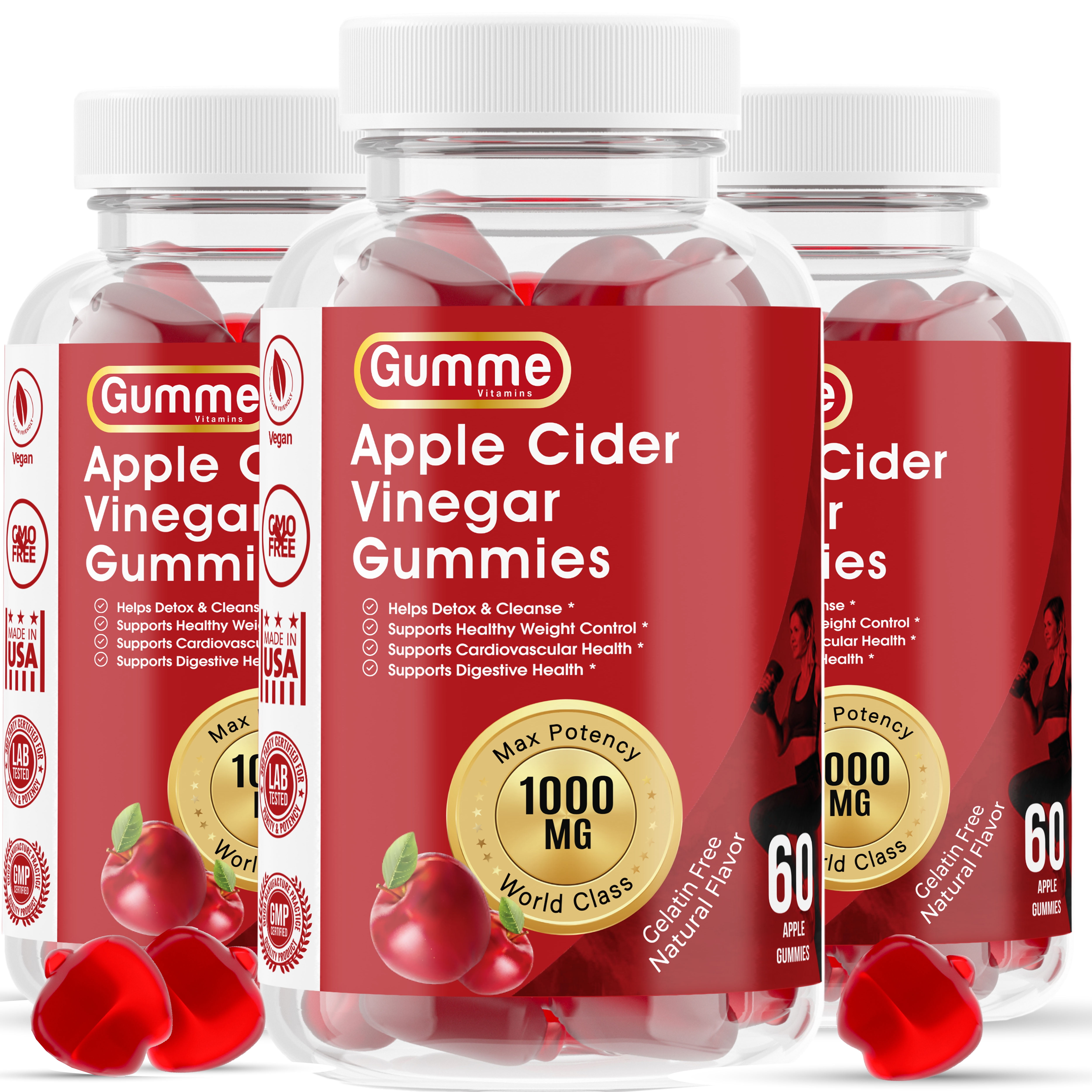 GumMe Apple Cider Vinegar Gummies Weight Loss, Lose Weight ACV Gummy