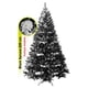 thumbnail image 1 of Árbol De Navidad semi Nevado Negro Artego Black Spruce Premium Material Ramas PE Pino Navideño 220 Cm De Alto con base de metal maleta transportadora, 1 of 8