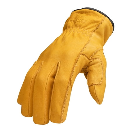 5 Small Leather - 212 Performance LDC5-90-008 Cut Resistant Leather Driver Gloves (EN Level 5), Small