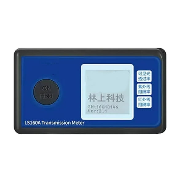 Solar Film Transmission Meter Test Window Tints with UV IR Rejection Visible Light Transmittance Uv Meter LS160A,1 x Film Transmission Meter