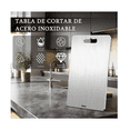 thumbnail image 2 of Tablas De Picar Alimento De Cocina Acero Inoxidable 3pzs Belug Plateado, 2 of 5