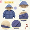 thumbnail image 6 of Aideaone Baby Winter Coat with Hooded Toddler Boys Girls Puffer Jackets for 12M-5T, 6 of 8