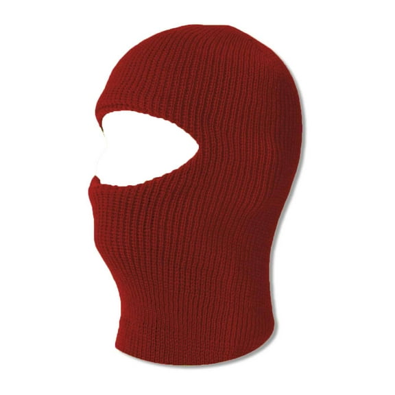 Top Headwear One 1 Hole Ski Mask - Maroon