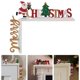 thumbnail image 1 of Xihbxyly Adorno Navideño de Madera con Forma de Letra, Tridimensional, para Colgar En El Marco de La Puerta, Decoración Navideña Elaborada, Versátil para Exhibir En La Mesa o La Puerta, Decoración Fe, 1 of 4