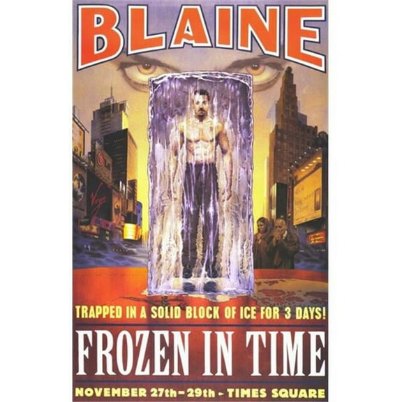 Pop Culture Graphics MOV277878 David Blaine Frozen in Time Movie Poster, 11 x 17