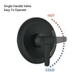 thumbnail image 5 of PROOX 7-Function Dual Head Shower Faucet Drill-Free slide bar combo Bathtub Spout Included Valve, 5 of 8