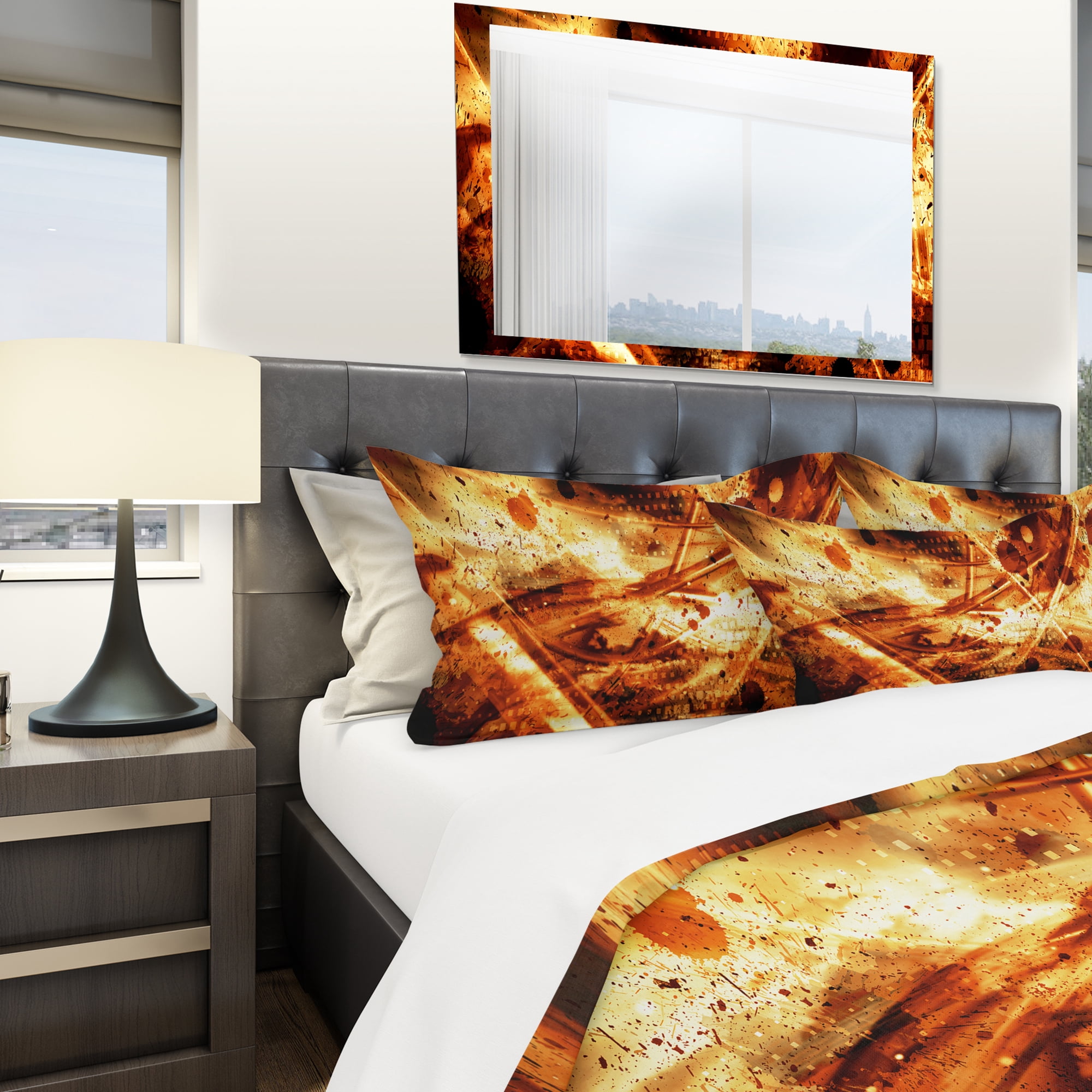 Designart 'Signs of Life' Modern & Contemporary Duvet Cover Set