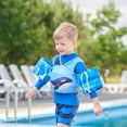 thumbnail image 3 of Kids Swim Floats for 2-8 Years Old, Adjustable Arm Waistband Float Vest for 28-70 Pounds, 3 of 8