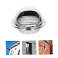 thumbnail image 4 of OULII Exterior Exhaust Vent Cap Square Outdoor Vent Cap 1Pack For Property Managers, 4 of 8