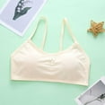 thumbnail image 2 of Girls Bras Padded Ages 8 12 Sports Bras Spaghetti Straps Seamless Traing Bras Soft and Comfortable Cotton Underwear Camisole Bralettes Beige 8-14 Years, 2 of 6