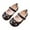 Brown, variant on Otqutp Children Cartoon Shoes Little Kid Big Kid Girl's Dress Ballet Flower Girl Wedding Party Ballerina Flat School Shoes for 1 to 11 Years