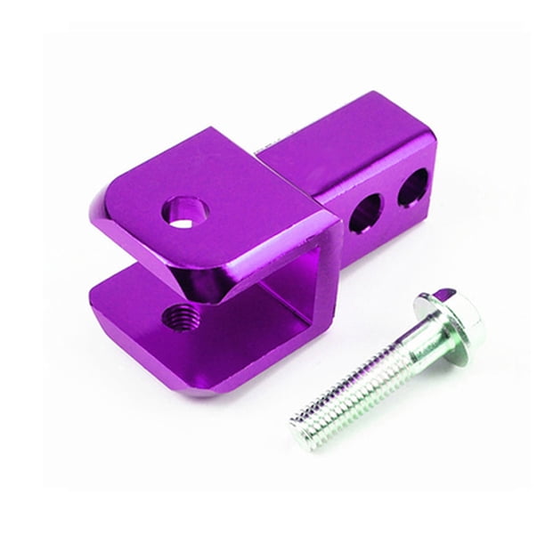 Sidaley Piezas de Motor de aleación de aluminio para aumentar el amortiguador, mano de obra fina, accesorio estable para motocicleta, Accesorios para motos Púrpura