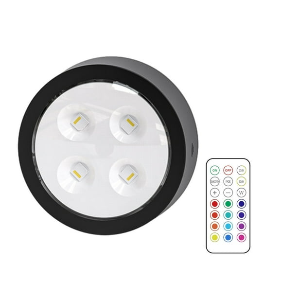 Led Wall Light,Wall Lights for Bedrooms ,Wall Lights Indoor Decorative,LED Wall Light 13 Colors Ambiance Night Light Remote Control Push Touching Dimmable Color Kitchen Bedroom Stairs Puck Light