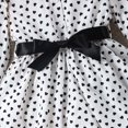 thumbnail image 4 of Cdudpw Toddler Baby Girl Clothes Infant Girl Outfits Fall Ruffle Heart Print T-Shirt Top Pants Set Winter Spring Clothes(Y220-Black), 4 of 9