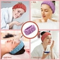 thumbnail image 6 of Minzimin 3 Pieces Spa Headband for Women Facial Makeup Headband Soft Terry Cloth Hairband for Washing Face Mask Spa Shower Gifts and Yoga Sports, 6 of 7