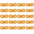 thumbnail image 1 of 60 piezas de cuerda de paracaídas para acampar al aire libre, kit de cierre de hebilla fija (naranja), 1 of 9