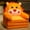 Yellow, variant on Big Sale ! Huayishang Cushion,Plush Foldable Kids Sofa Backrest Armchair 2 In 1 Foldable Children Sofa Cute Cartoon Lazy Sofa Children Flip Open Sofa Bed for Living Room Bedroom without Liner Filler