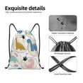 thumbnail image 6 of Kdxio Cute Dinosaurs Print Drawstring Backpack Bag,Waterproof Draw String Back Sack, Gym Drawstring Bags Swim Bag For Unisex, 6 of 9