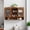 Brown, variant on 35.4"Retro 2 Door Sliding Cabinet Three Layers of Storage Space,Suitable for Bathrooms,Kitchens,Dining Rooms,Brown