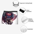 thumbnail image 5 of Haiem Cool Patriotic Buffalo Cowboy Men's Boxer Briefs, Every Day Comfort Stretch Cotton Moisture-Wicking Underwear-Large, 5 of 8