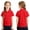 Red#01, variant on Grblisyd Girls Boys School Uniform Short Sleeve Polo Shirt Button Closure Comfortable & Soft Casual Back to School Clothes