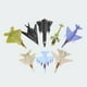 thumbnail image 4 of 8pcs Jet Play Set de Fighter Aviones Conjuntos de Pullback Plane Model DIY, 4 of 9