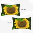 thumbnail image 2 of Lsque Sunflower3 Pattern Pillow Case – Soft & Cozy Throw Pillow Cover, Hypoallergenic Cushion Case for Sleeping Women with Envelope Closure-16"x24", 2 of 6