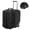 Black-Single Bag, variant on Sturdum Rolling Bowling Ball Bag with Wheels, Bowling Roller Bag with Shoe Compartment, Retractable Handle & EVA Ball Dividers