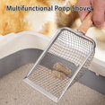 thumbnail image 2 of CSChome Cat Litter Scooper Litter Scooper with Ergonomic Wooden Handle Reusable Hollow Mesh Multifunctional Cleaning Tool, 2 of 7