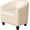 Beige, variant on Stretch PU Leather Club Chair Covers Slipcover Universal Non Slip Barrel Armchair Chair Round Couch Slipcovers Sofa Seat Covers for Living Room Bedroom