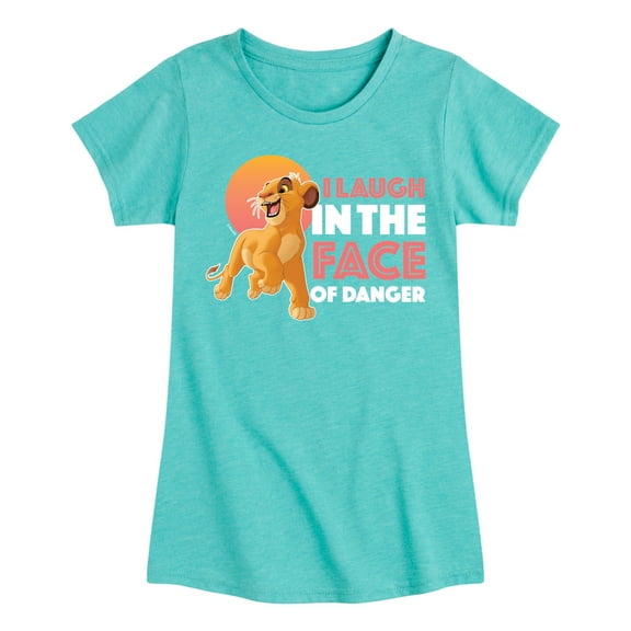 The Lion King - Simba - I Laugh in the Face of Danger - Toddler & Youth Girls Short Sleeve Graphic T-Shirt
