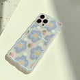 thumbnail image 5 of Compatible with iPhone 14 Case Clear 6.1 Inch (2022) with Flower Cute Strawberry Lace Design for Girls Woman TPU Protective Slim Shockproof Floral Case for iPhone 14, 5 of 6